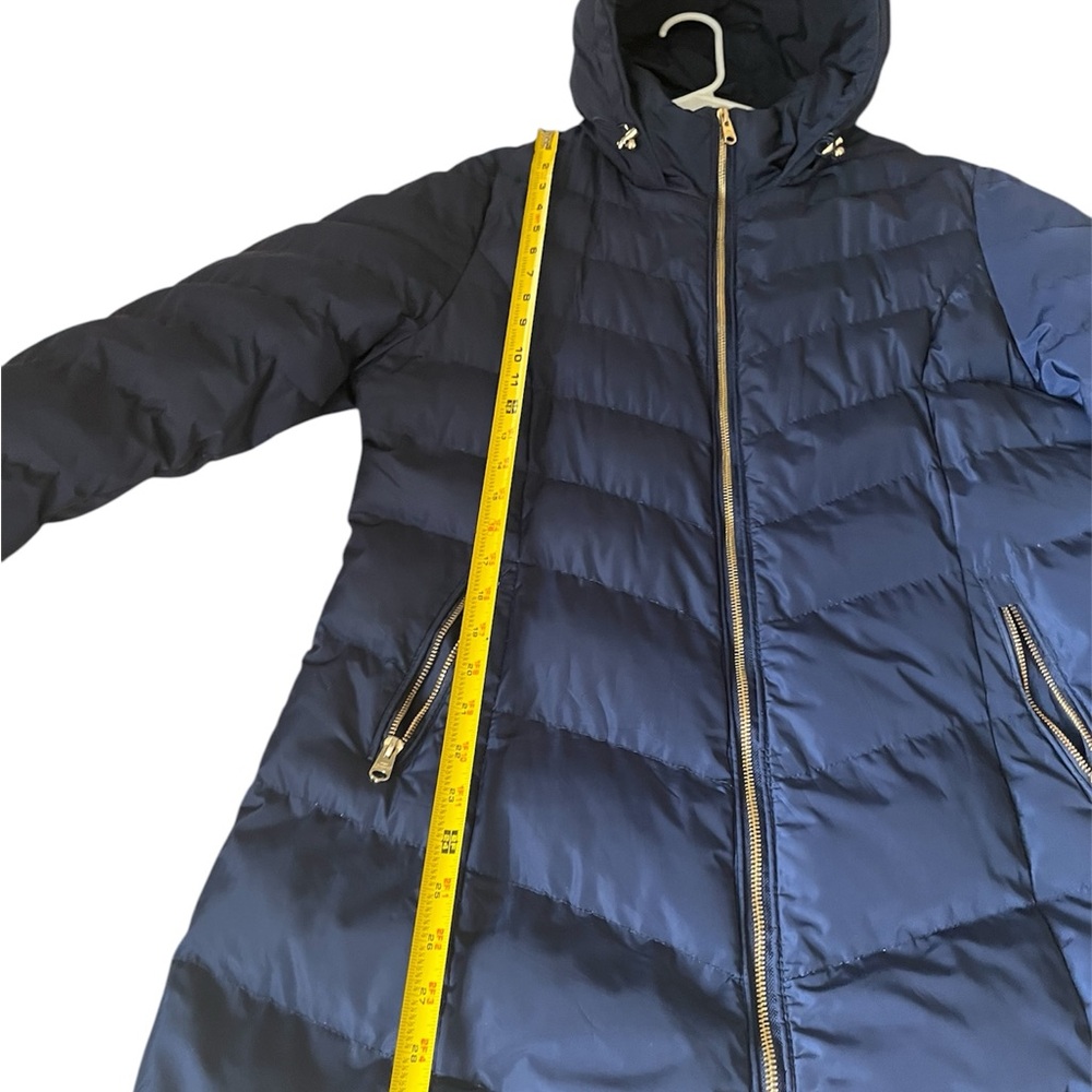 Women's Navy Hooded Jacket - Picture 8 of 12